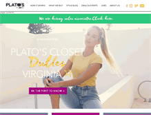 Tablet Screenshot of platosclosetdullesva.com